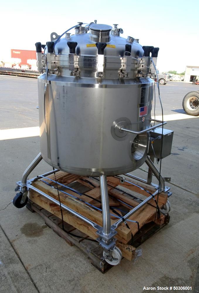 Used- Stainless Steel Fabrication Inc Pressure Tank, Approximately 132 Gallon (5