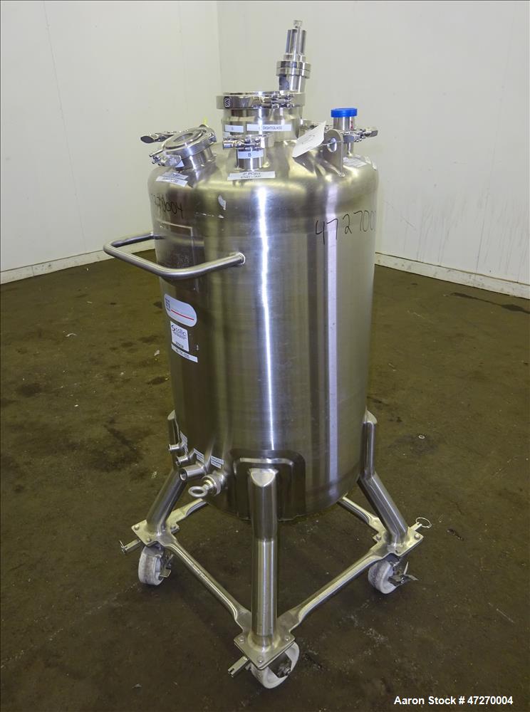 Used- Stainless Steel Technology Pressure Tank, Approximate 32 Gallon (120 Liter