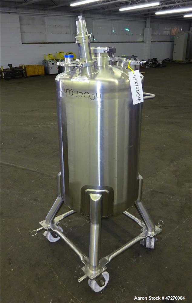 Used- Stainless Steel Technology Pressure Tank, Approximate 32 Gallon (120 Liter