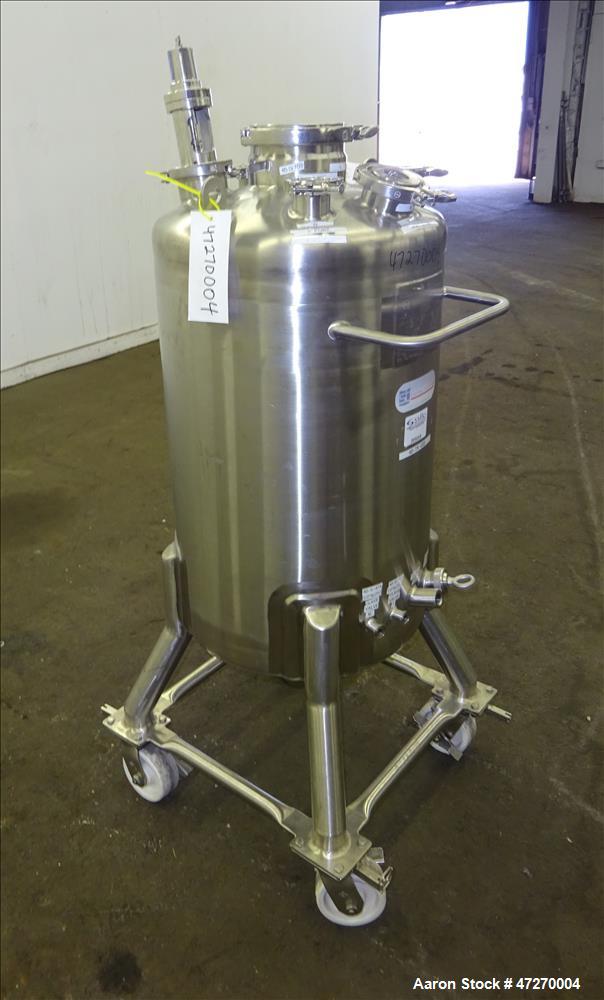 Used- Stainless Steel Technology Pressure Tank, Approximate 32 Gallon (120 Liter