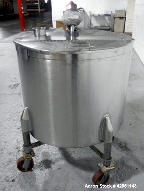 Used 100 Gallon Stainless steel Stapco Tank, Model 100OV