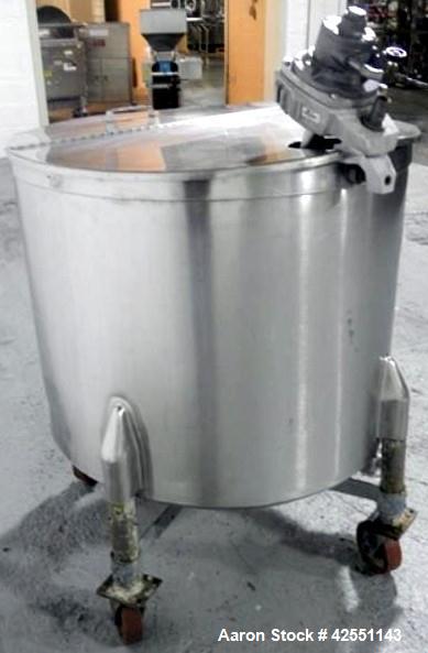 Used 100 Gallon Stainless steel Stapco Tank, Model 100OV