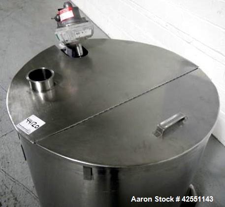 Used 100 Gallon Stainless steel Stapco Tank, Model 100OV