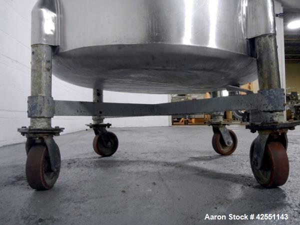 Used 100 Gallon Stainless steel Stapco Tank, Model 100OV