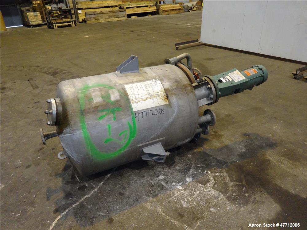 Used Steel-Pro Incorporated Pressure Tank, 100 Gallon, 316 Stainless Steel, Ver