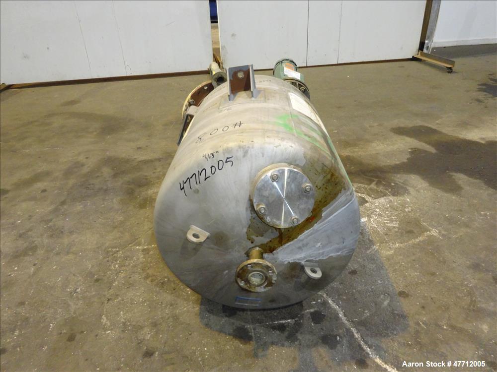 Used Steel-Pro Incorporated Pressure Tank, 100 Gallon, 316 Stainless Steel, Ver