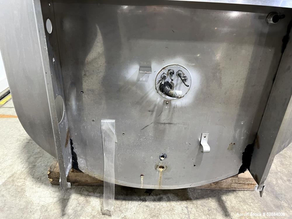 Used- Sunset Milk Cooler Tank, Model MC-300PX, Approximate 300 Gallon, Stainless Steel, Horizontal. Approximate 73" long x 3...