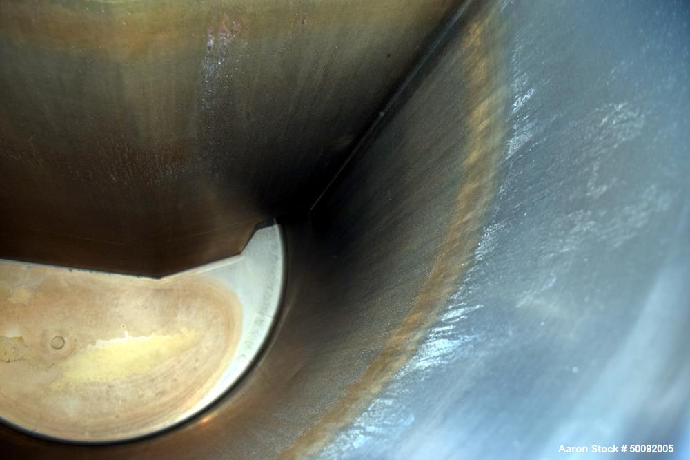 Used Stainless Steel Tank, Approximate 400 Gallon, Vertical.