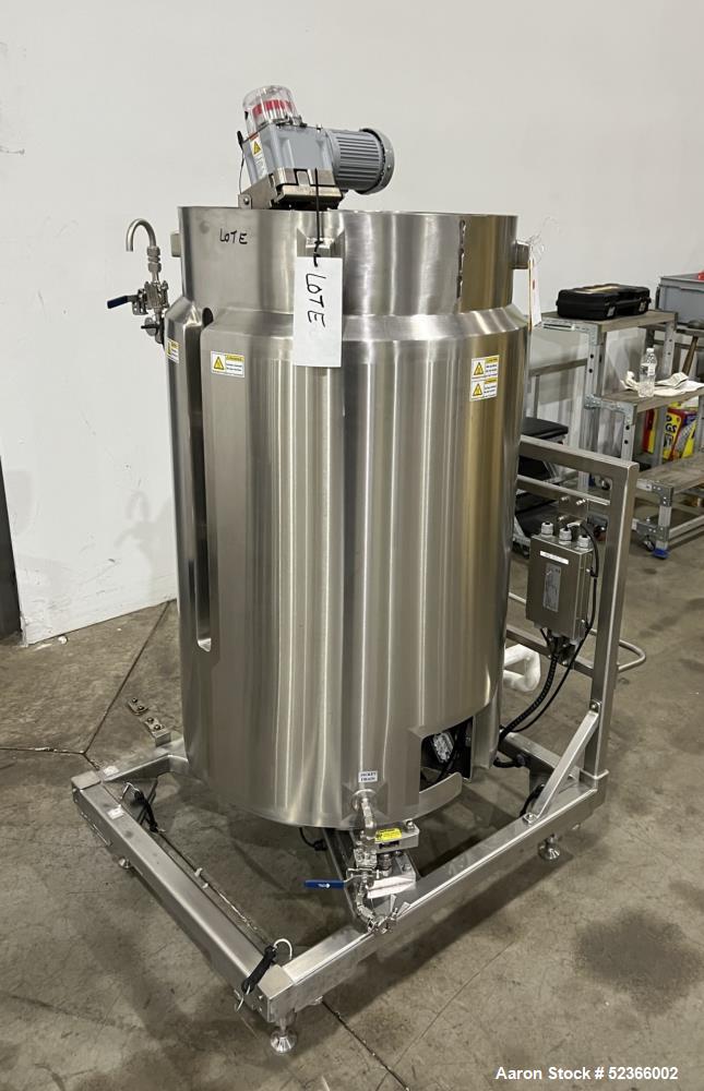 Used- Thermo Scientific Single Use Bioreactor, Model HyClone, 250 liter capacity, Stainless Steel. Open top, flat bottom she...