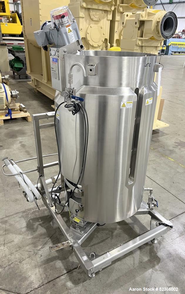 Used- Thermo Scientific Single Use Bioreactor, Model HyClone, 250 liter capacity, Stainless Steel. Open top, flat bottom she...