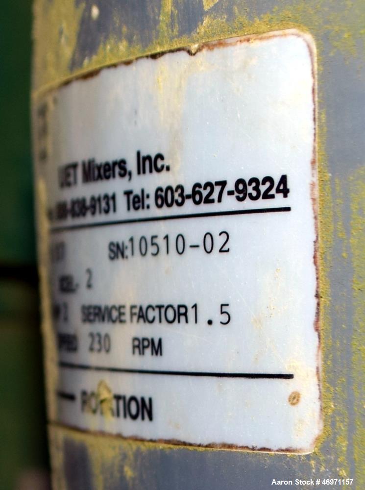 Used Thibs Machine & Welding Tank, 438 Gallon, 316 Stainless Steel, Vertical. Approximate 42" diameter x 69" straight side, flat bolt on top, coned bottom. Internal rated to 200 degrees F. Top enteri...