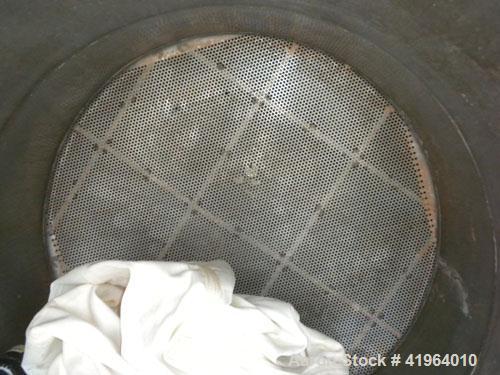 Used Toronto Coppersmithing Percolator Tank, 300 gallon, 304 stainless steel, vertical. Approximately 34" diameter x 77" straight side, dish clamp on top, dish bottom. 36’’ diameter x 48’’ deep remov...