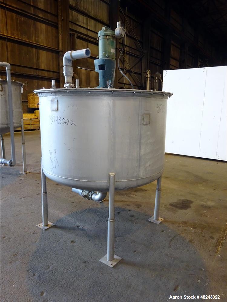 Used Tri-Canada Mix Tank, 300 Gallon, Model Paint Tank, 304 Stainless Steel, Ve