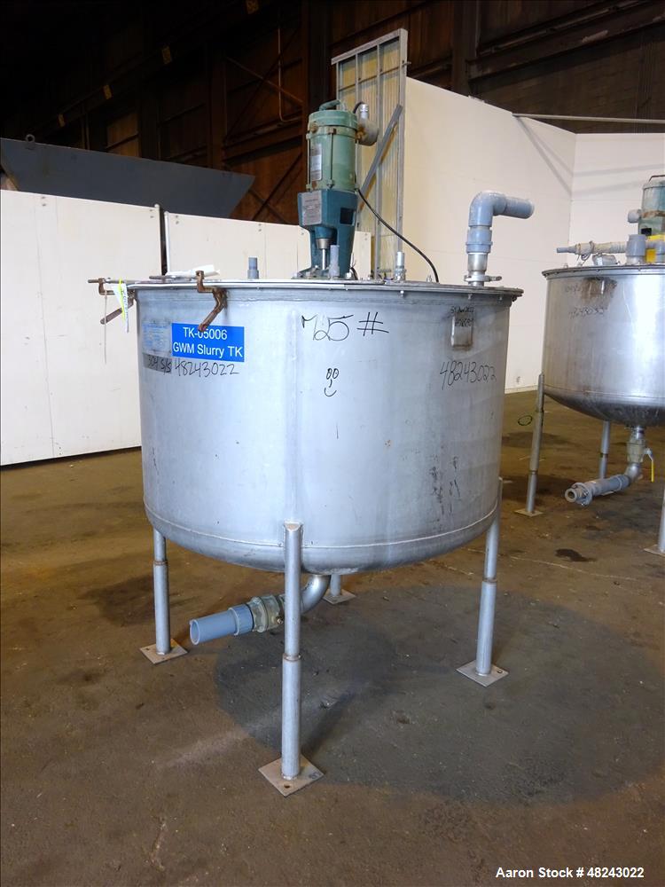 Used Tri-Canada Mix Tank, 300 Gallon, Model Paint Tank, 304 Stainless Steel, Ve