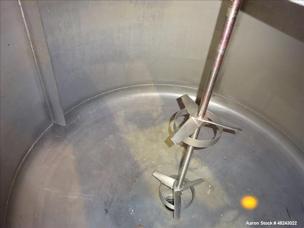 Used Tri-Canada Mix Tank, 300 Gallon, Model Paint Tank, 304 Stainless Steel, Ve