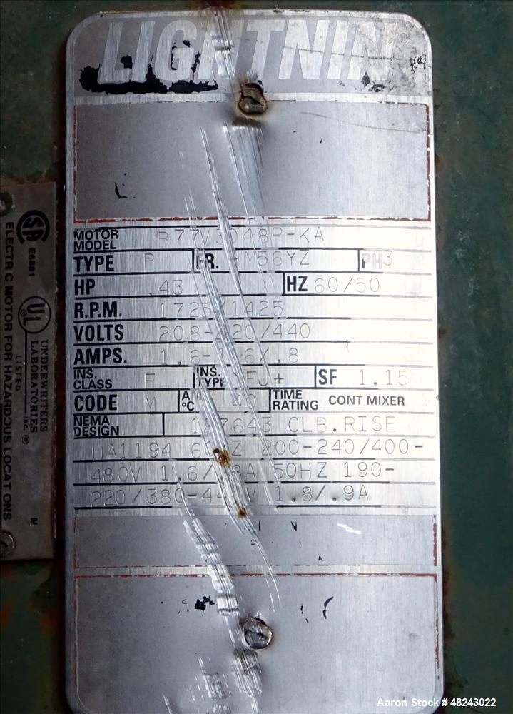 Used Tri-Canada Mix Tank, 300 Gallon, Model Paint Tank, 304 Stainless Steel, Ve
