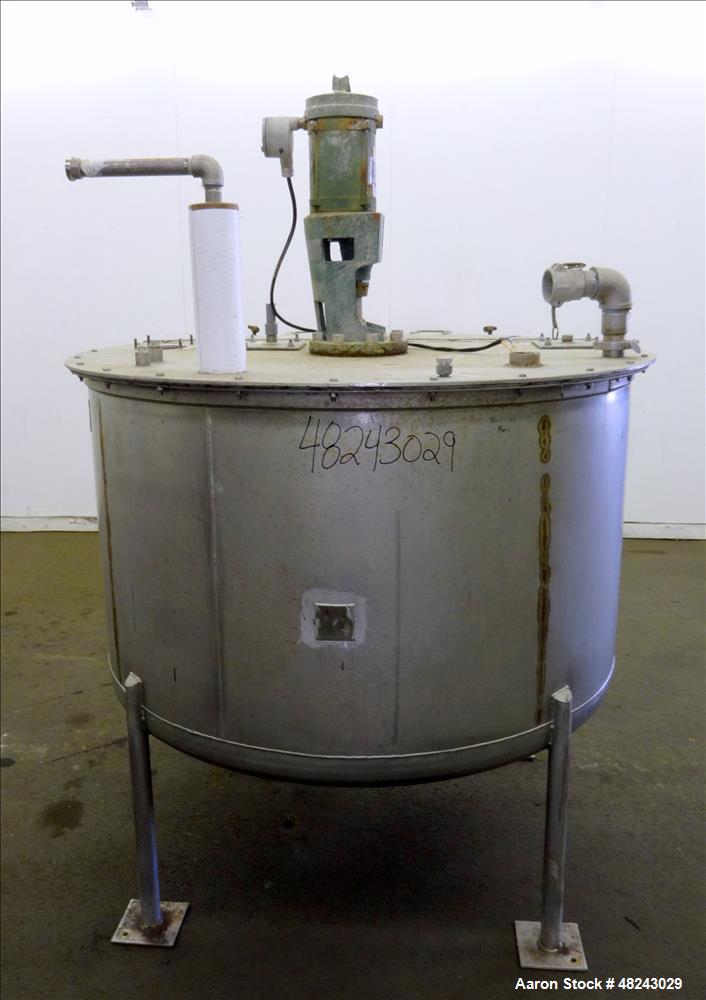 Used Tri-Canada Mix Tank, 300 Gallon, Model Paint Tank, 304 Stainless Steel, Ve