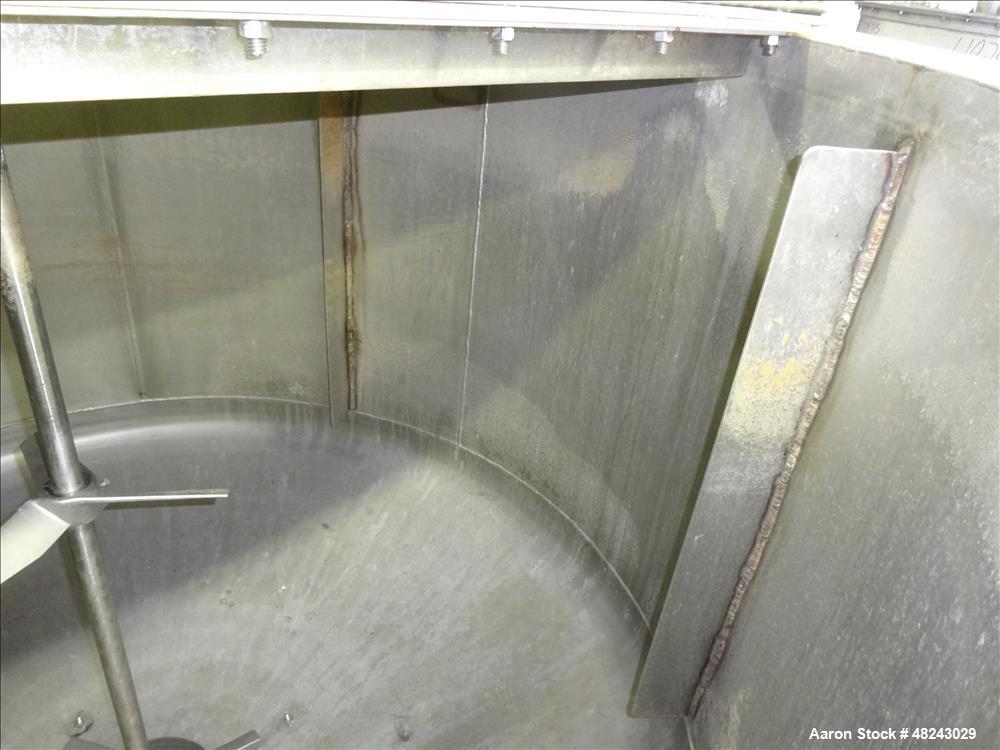 Used Tri-Canada Mix Tank, 300 Gallon, Model Paint Tank, 304 Stainless Steel, Ve