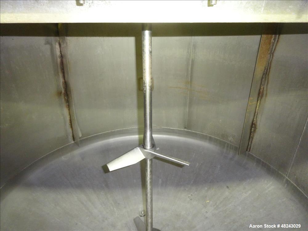 Used Tri-Canada Mix Tank, 300 Gallon, Model Paint Tank, 304 Stainless Steel, Ve
