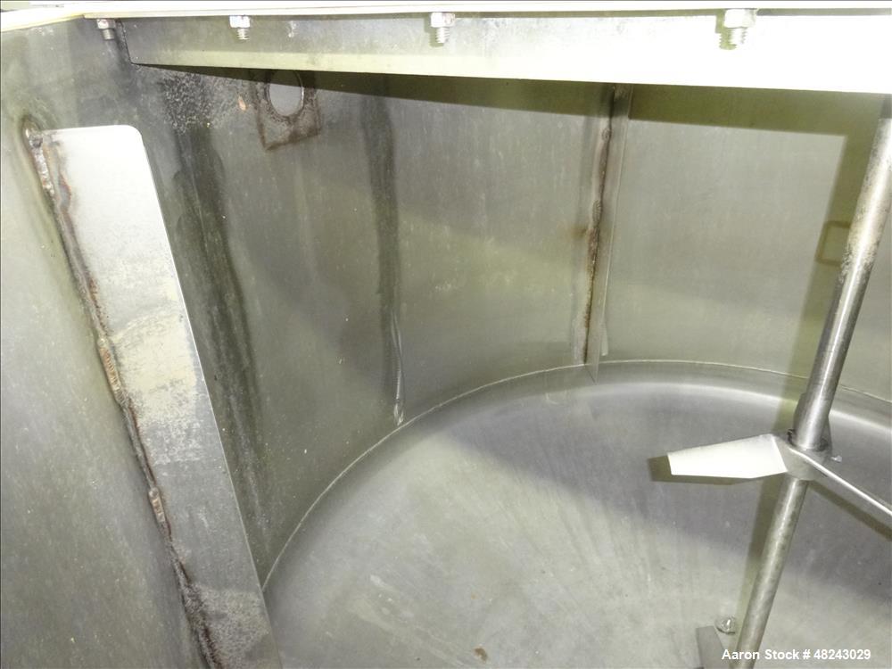 Used Tri-Canada Mix Tank, 300 Gallon, Model Paint Tank, 304 Stainless Steel, Ve