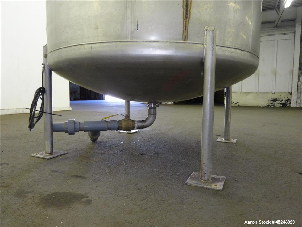 Used Tri-Canada Mix Tank, 300 Gallon, Model Paint Tank, 304 Stainless Steel, Ve