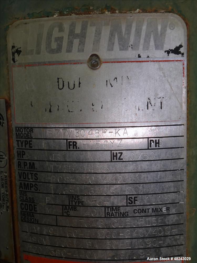 Used Tri-Canada Mix Tank, 300 Gallon, Model Paint Tank, 304 Stainless Steel, Ve