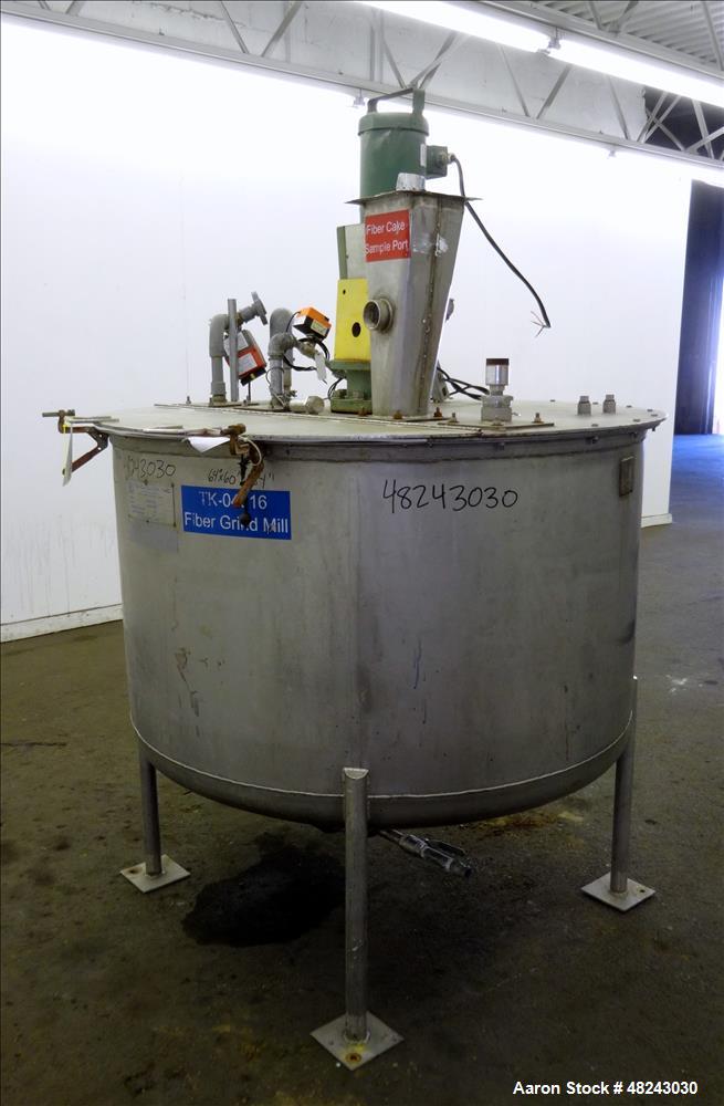 Used Tri-Canada Mix Tank, 300 Gallon, Model Paint Tank, 304 Stainless Steel, Ve