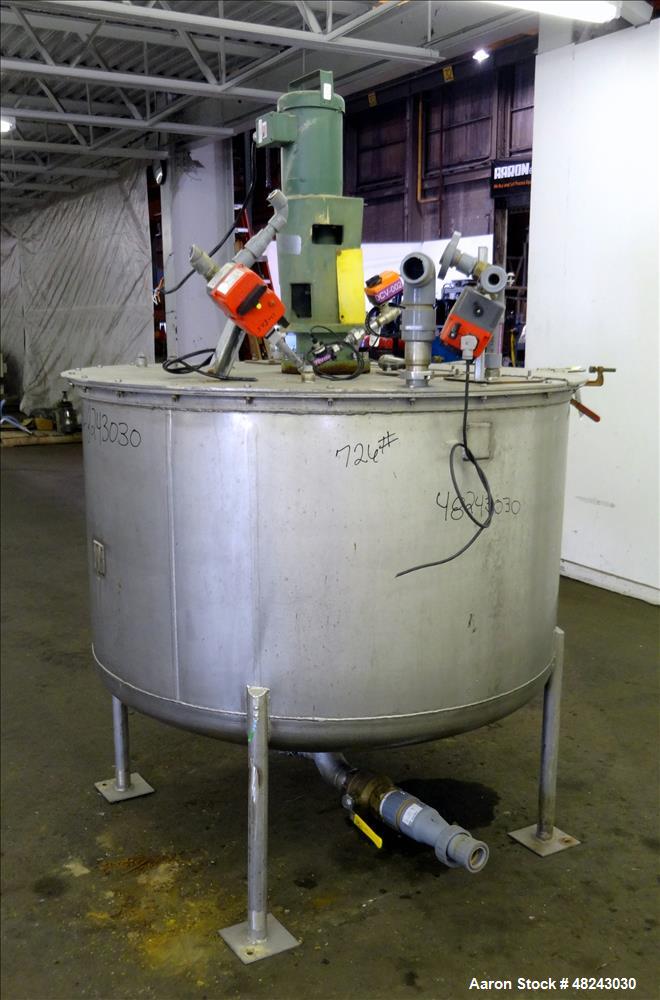 Used Tri-Canada Mix Tank, 300 Gallon, Model Paint Tank, 304 Stainless Steel, Ve