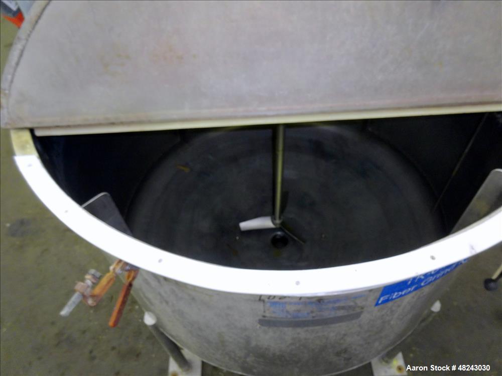 Used Tri-Canada Mix Tank, 300 Gallon, Model Paint Tank, 304 Stainless Steel, Ve
