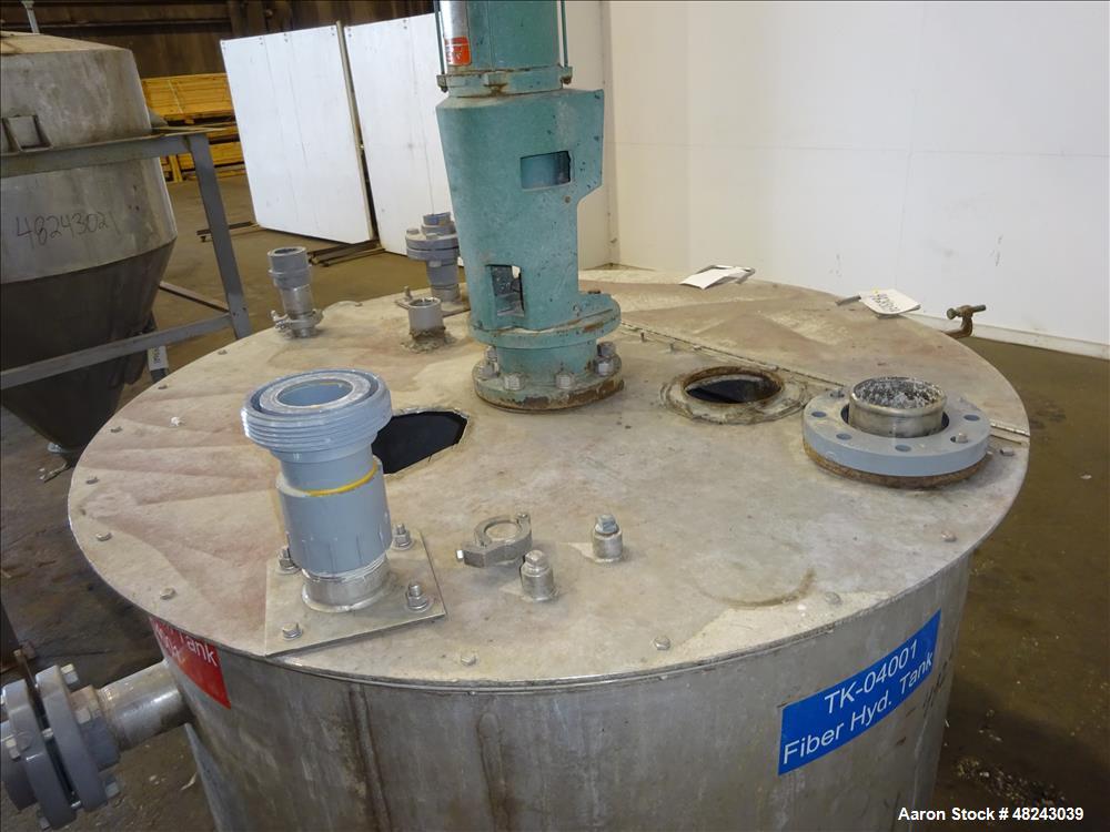 Used Tri-Canada Mix Tank, 300 Gallon, Model Paint Tank, 304 Stainless Steel, Ve