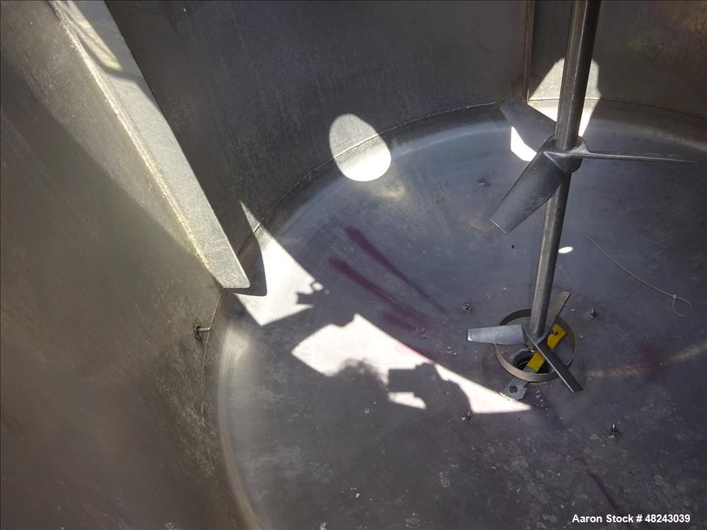 Used Tri-Canada Mix Tank, 300 Gallon, Model Paint Tank, 304 Stainless Steel, Ve