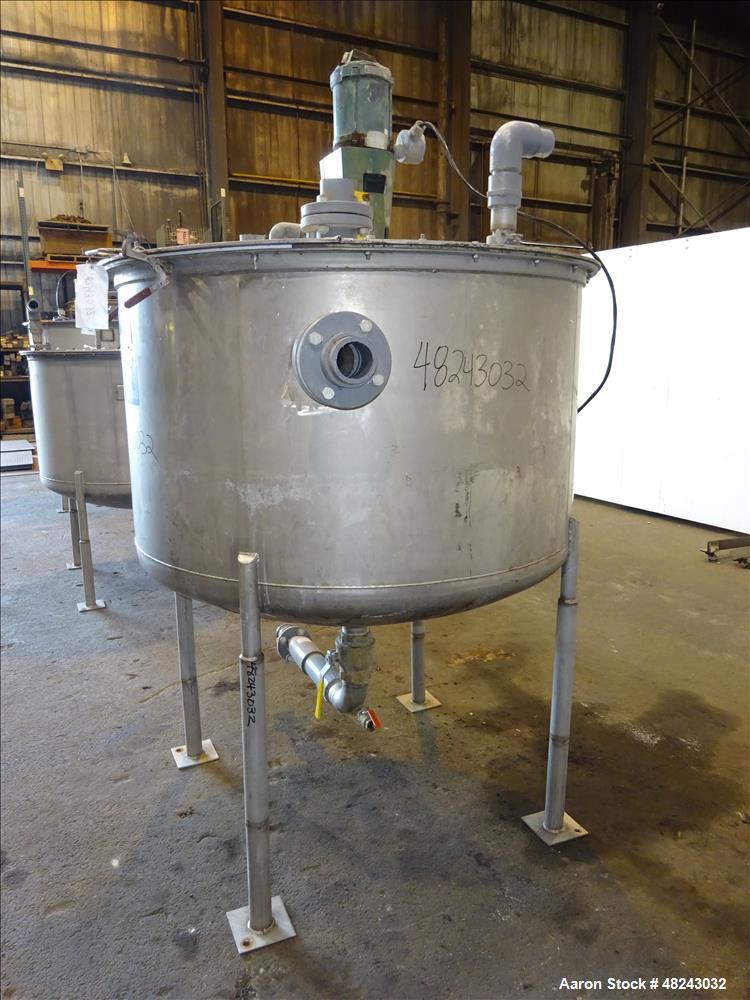 Used Tri-Canada Mix Tank, 300 Gallon, Model Paint Tank, 304 Stainless Steel, Ve