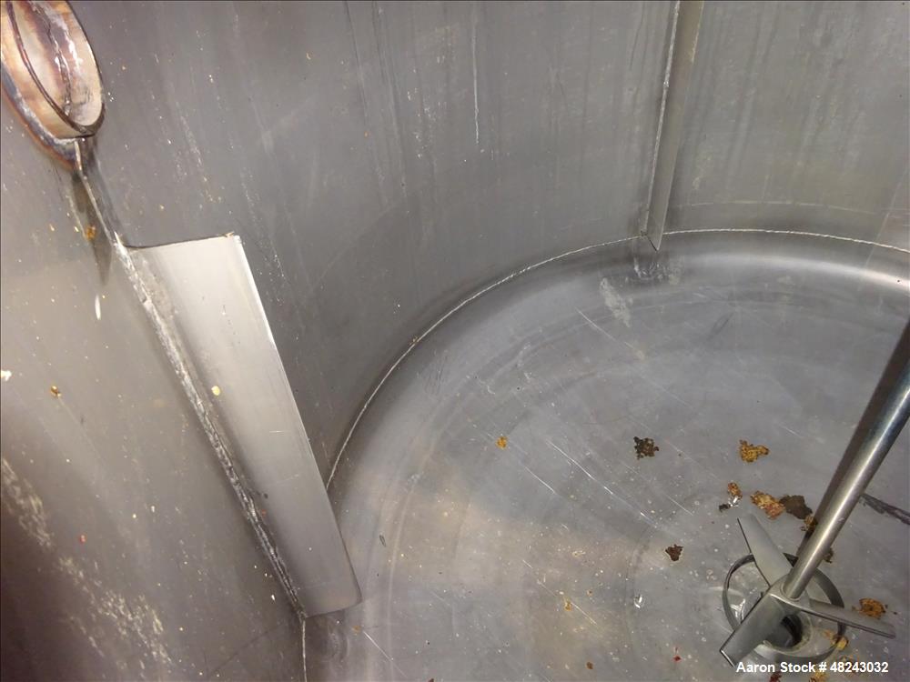 Used Tri-Canada Mix Tank, 300 Gallon, Model Paint Tank, 304 Stainless Steel, Ve