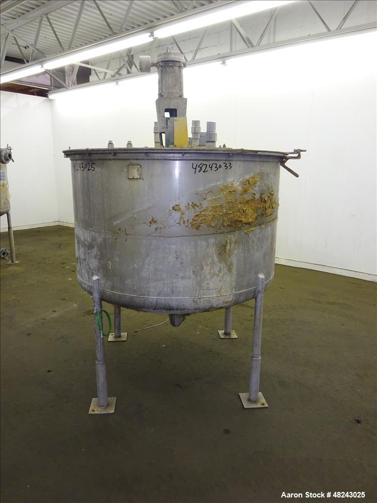 Used Tri-Canada Mix Tank, 300 Gallon, Model Paint Tank, 304 Stainless Steel, Ve