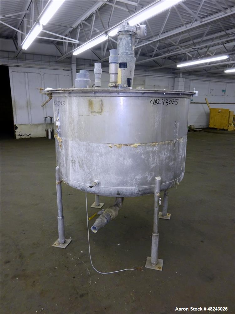 Used Tri-Canada Mix Tank, 300 Gallon, Model Paint Tank, 304 Stainless Steel, Ve