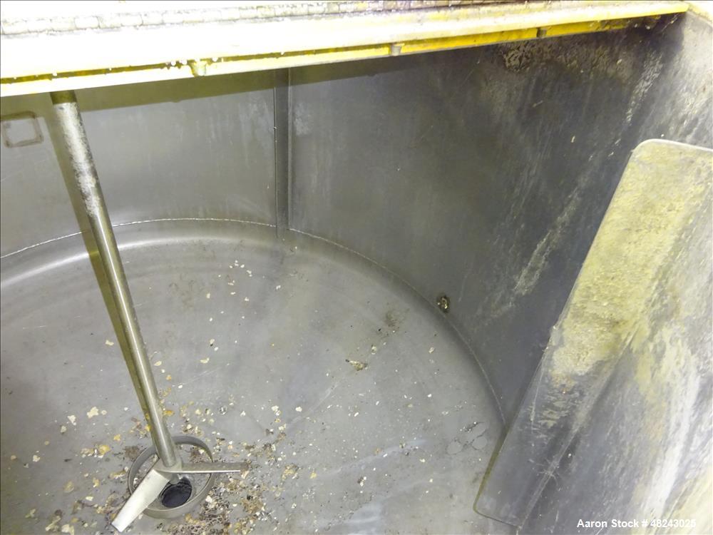Used Tri-Canada Mix Tank, 300 Gallon, Model Paint Tank, 304 Stainless Steel, Ve