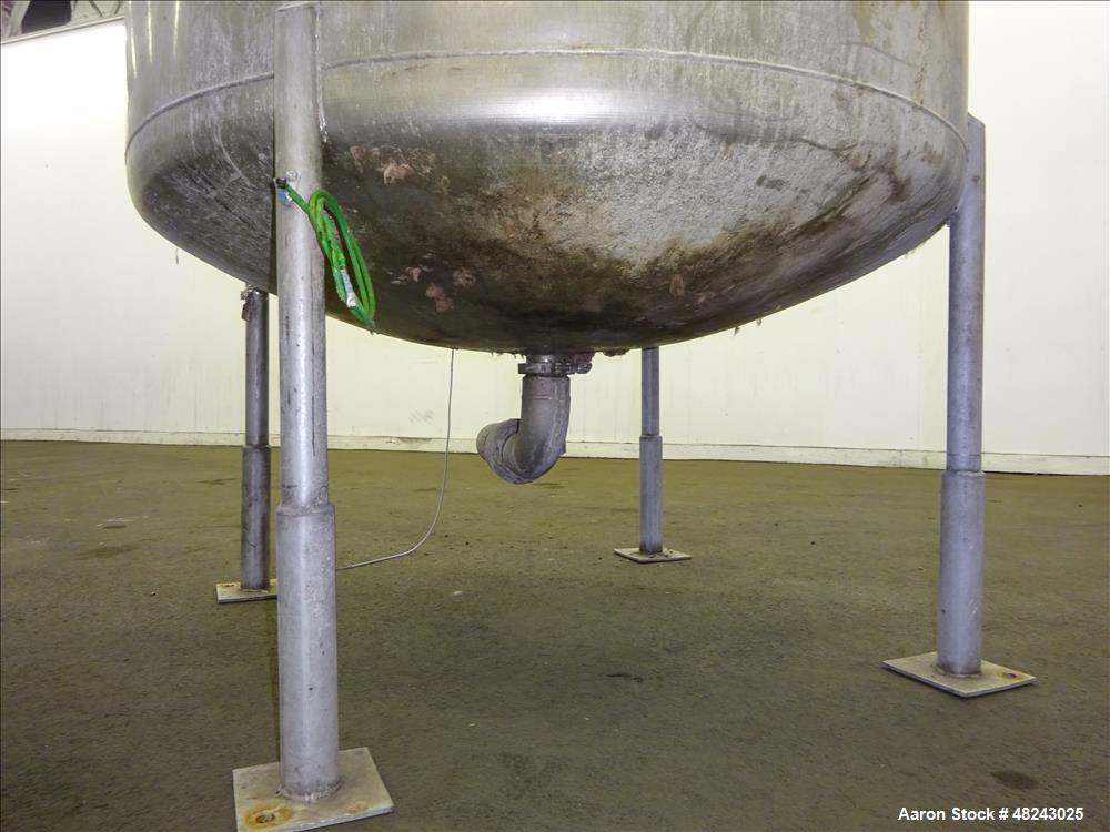 Used Tri-Canada Mix Tank, 300 Gallon, Model Paint Tank, 304 Stainless Steel, Ve