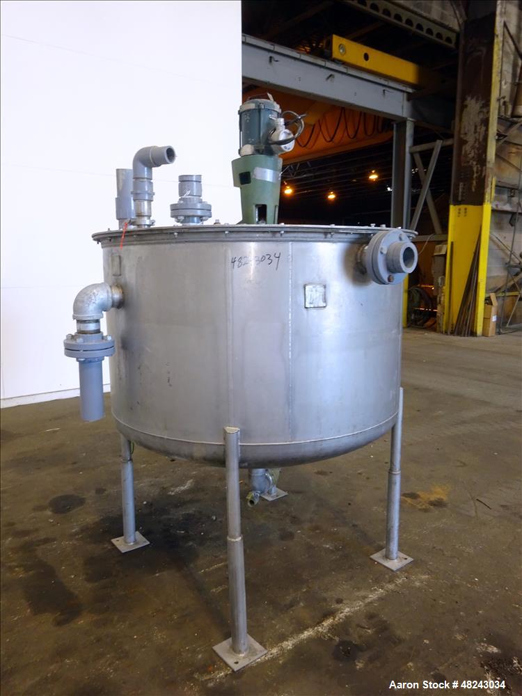 Used Tri-Canada Mix Tank, 300 Gallon, Model Paint Tank, 304 Stainless Steel, Ve