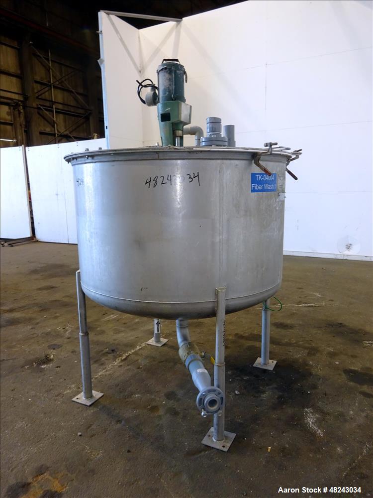 Used Tri-Canada Mix Tank, 300 Gallon, Model Paint Tank, 304 Stainless Steel, Ve