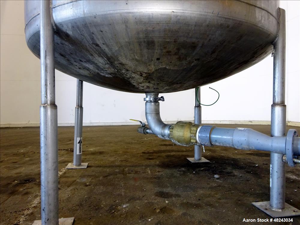 Used Tri-Canada Mix Tank, 300 Gallon, Model Paint Tank, 304 Stainless Steel, Ve