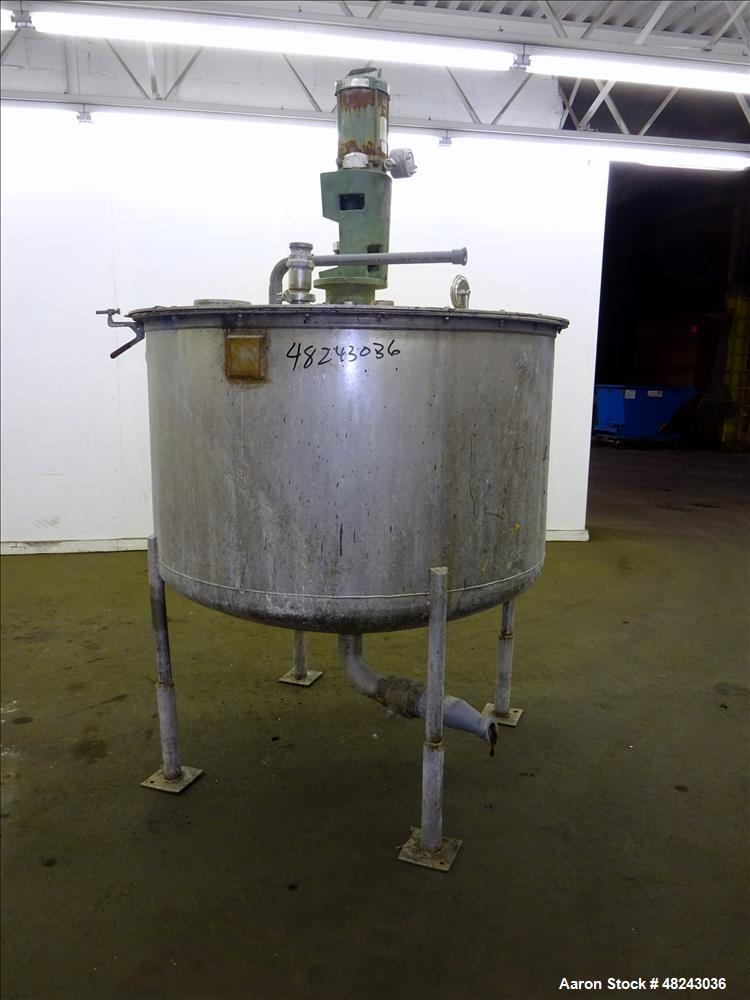 Used Tri-Canada Mix Tank, 300 Gallon, Model Paint Tank, 304 Stainless Steel, Ve