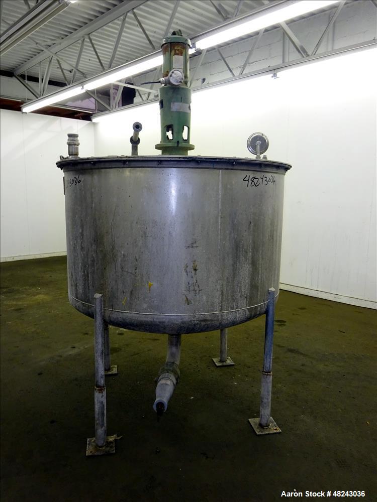Used Tri-Canada Mix Tank, 300 Gallon, Model Paint Tank, 304 Stainless Steel, Ve