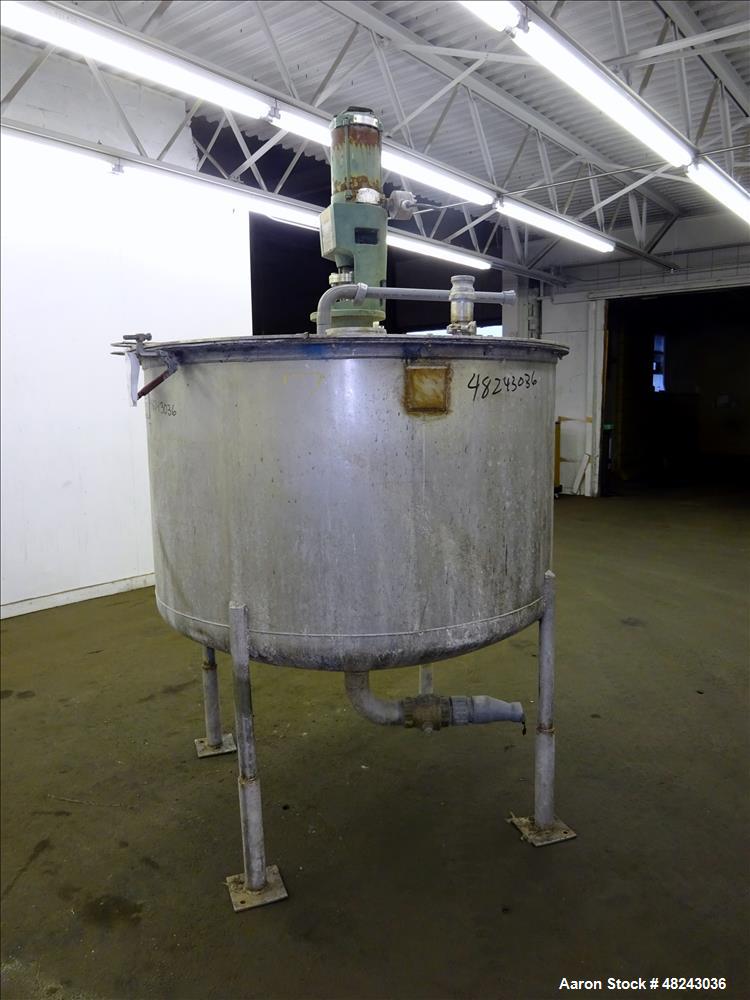 Used Tri-Canada Mix Tank, 300 Gallon, Model Paint Tank, 304 Stainless Steel, Ve