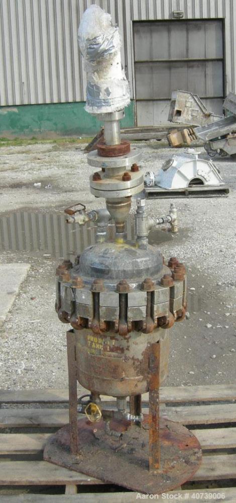 Used- 8 Gallon Stainless Steel Turbo Machine Company Pressure Tank