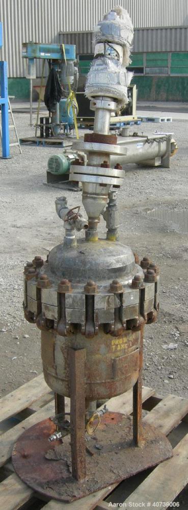 Used- 8 Gallon Stainless Steel Turbo Machine Company Pressure Tank