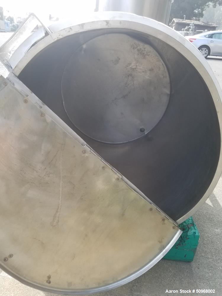 Used- Stainless Steel Tank, Approximately 115 Gallon, Vertical