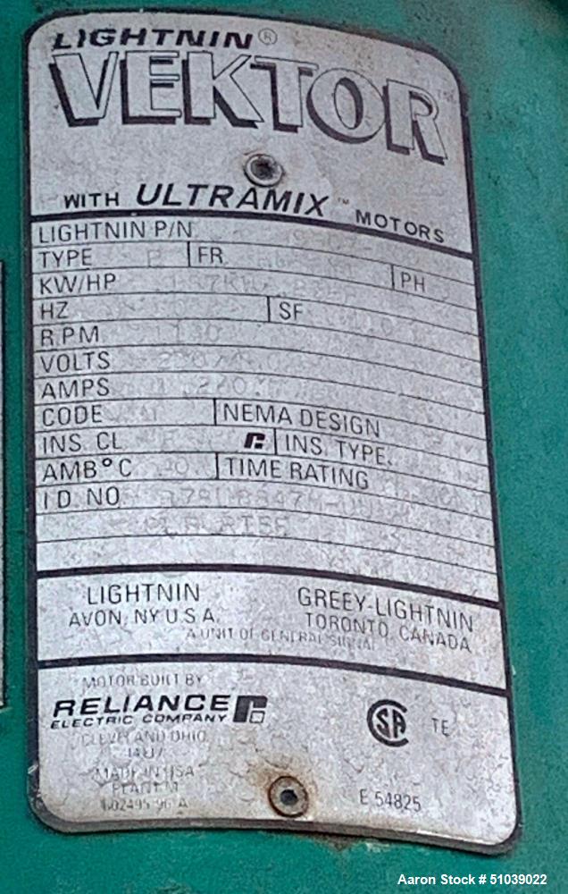 REC Industries Mix Tank, Approximately 150 gallon