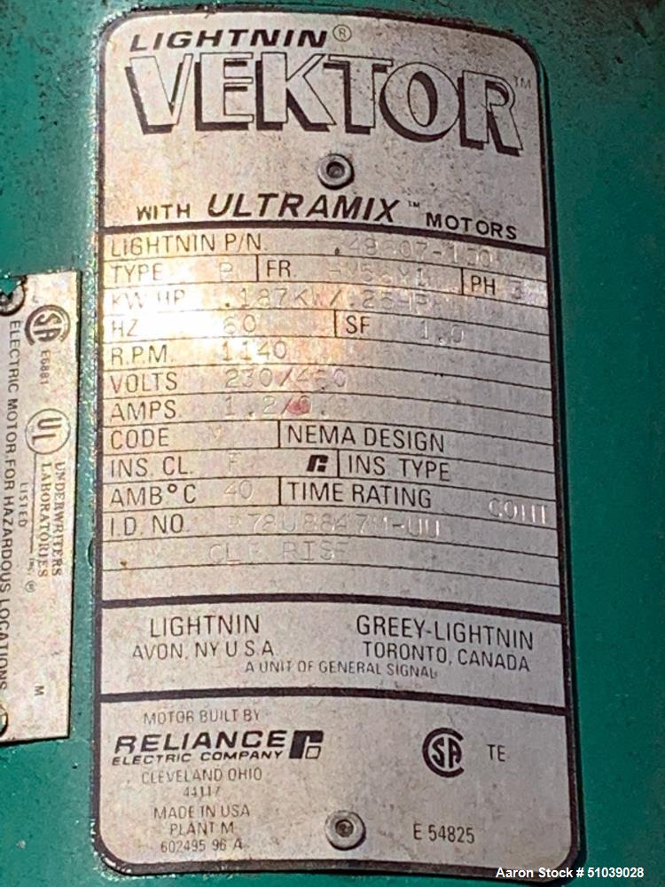 Used - REC Industries Mix Tank, Approximately 150 gallon