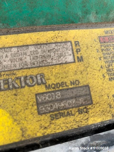 Used REC Industries 150 Gallon Mix Tank – 304 Stainless Steel Vertical Mixer