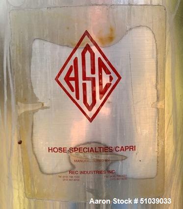 Used REC Industries 150 Gallon Mix Tank – 304 Stainless Steel Vertical Mixer